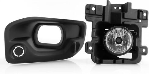 AKKON - Fit 2019-2024 RAM 2500 3500 [نوع الهالوجين] مصباح قيادة زوج ضوء الضباب الشفاف مع ملحقات مفتاح ربط الأسلاك in Saudi Arabia