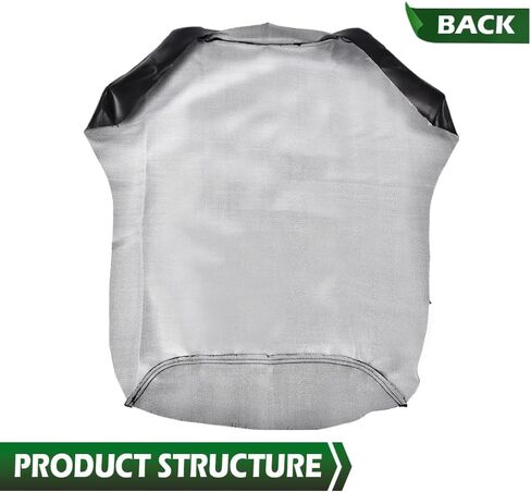 GRAND ORANGE Seat Cover Black Marine Vinyl Leather Compatible with Yamaha Big Bear 350 ATV Seat Cover 1987 1988 1989 1990 1991 1992 1993 1994 1995 1996 1997 1998 1999 2000 2001 Black in Saudi Arabia
