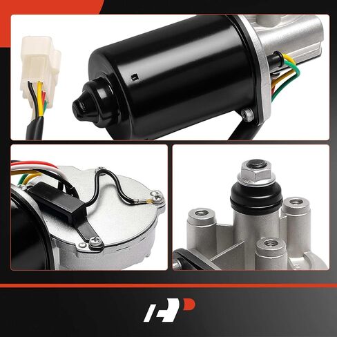 A-Premium Front Windshield Wiper Motor Compatible with Peterbilt 379, 384, 386, 388, 389, 5-Pin, Left Hand Drive in Saudi Arabia