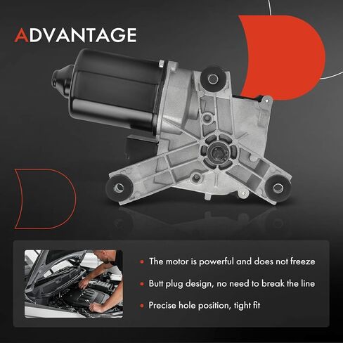 A-Premium Front Windshield Wiper Motor Compatible with Chevrolet C1500, C2500, C3500, K1500, K2500, K3500 & GMC C1500, C2500, C3500, K1500, K2500, K3500, 1988 1989 1990, with Intermittent Wipers in Saudi Arabia
