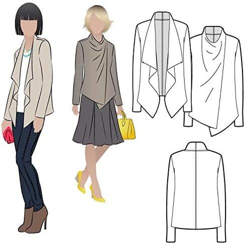 Style Arc Sewing Pattern - Harper Jacket (Sizes 04-16) in Saudi Arabia