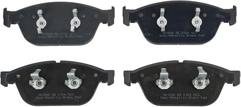 Brake Pads Semi-Metallic Front & Rear Compatible with 2012-2018 Audi A8 Quattro in Saudi Arabia