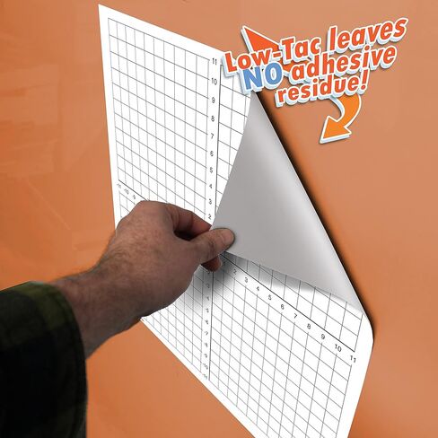 181310 1" Numbered Axis Easy Cling Graph in Saudi Arabia