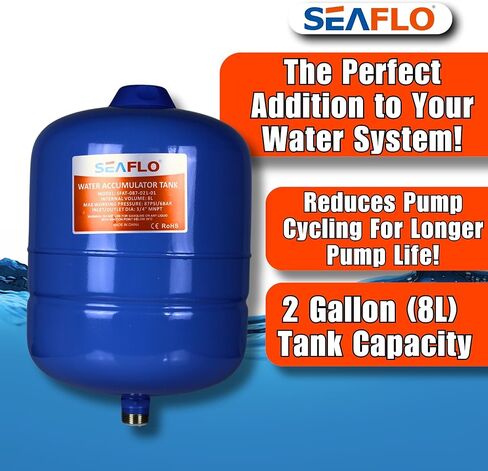 SEAFLO Pre-Pressurized Accumulator Tank (2 Gallon) in Kuwait