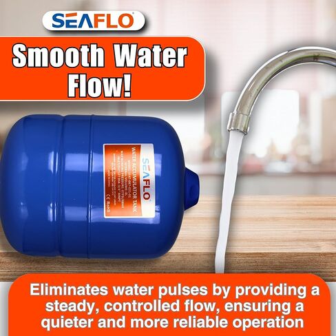 SEAFLO Pre-Pressurized Accumulator Tank (2 Gallon) in Kuwait