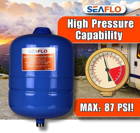 SEAFLO Pre-Pressurized Accumulator Tank (2 Gallon) in Kuwait