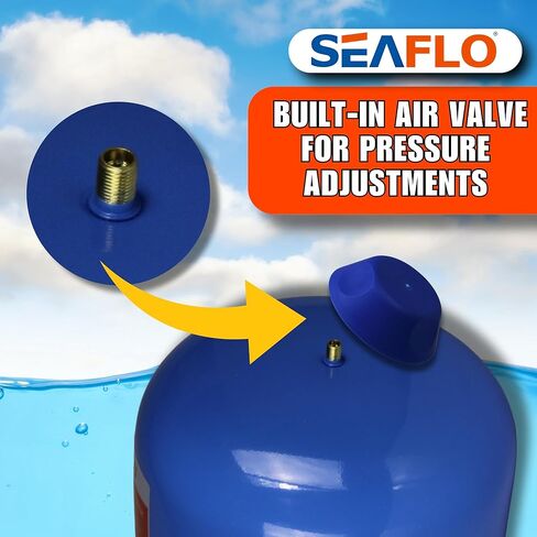 SEAFLO Pre-Pressurized Accumulator Tank (2 Gallon) in Kuwait