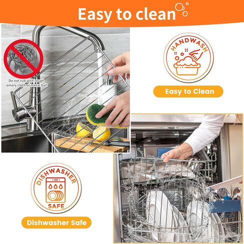 Replacement Air Fryer Wire Rack for Digital Convection Toaster Oven, 14.6''*11.4'' Stainless Steel Air Fryer Accessories Roasting Steamer Grill Racks Baking Tray Rack in Kuwait