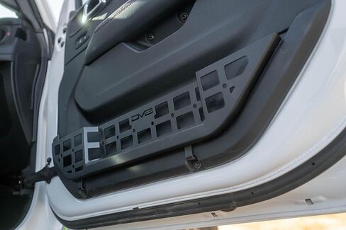 DV8 Offroad Electric Seat Front Door Molle Pockets for 2018-2025 Jeep Wrangler JL & Gladiator JT | Replaces Weak Factory Netting | Molle Design for Mounting Daily Gear | Black Powder Coat | Steel in Saudi Arabia