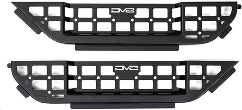 DV8 Offroad Electric Seat Front Door Molle Pockets for 2018-2025 Jeep Wrangler JL & Gladiator JT | Replaces Weak Factory Netting | Molle Design for Mounting Daily Gear | Black Powder Coat | Steel in Saudi Arabia