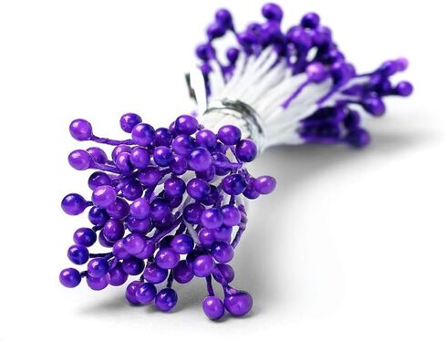 16 Colors 1360 Pieces Mixed 3mm Pearl Flower Stamens for Decoration in Saudi Arabia