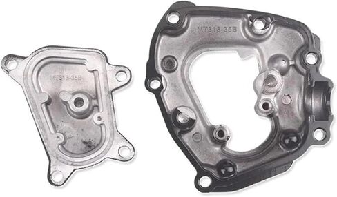 علبة المرافق، غطاء علبة المرافق مناسب لـ Yamaha YZF R1 YZFR1 YZF-R1 YZF1000 2009-2014 دراجة نارية يسار/يمين غطاء محرك الجزء الثابت حشية علبة المرافق (الجانب الأيسر) in Kuwait