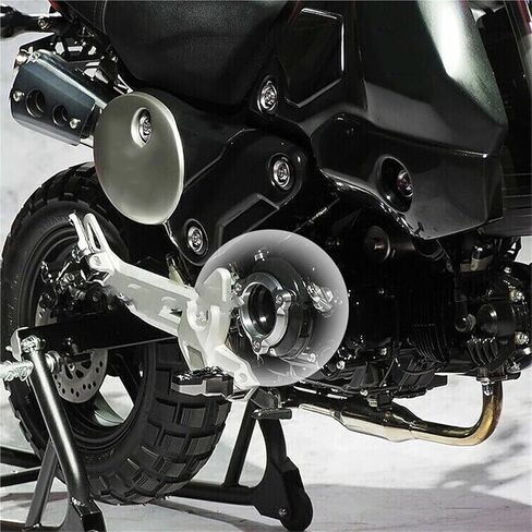 علبة المرافق، غطاء علبة المرافق مناسب لهوندا H2C MSX GROM 2020-2022 ملحقات الدراجات النارية غطاء علبة المرافق واقي المحرك واقي منزلق التصادم (مجموعة - تيتانيوم) in Kuwait