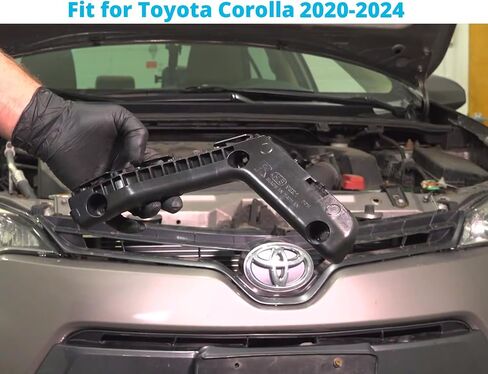 2 PCS Front Bumper Bracket fit for Toyota Corolla LE XLE 2019 2020 2021 ABS Plastic Bumper Brackets for Collision Repair or Preventive Maintenance Keep Looking Sharp and Road-Ready in Kuwait