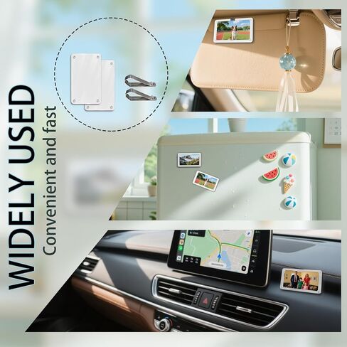 Acrylic Magnetic Car Visor Photo Frames,Car Interior Accessories in Saudi Arabia