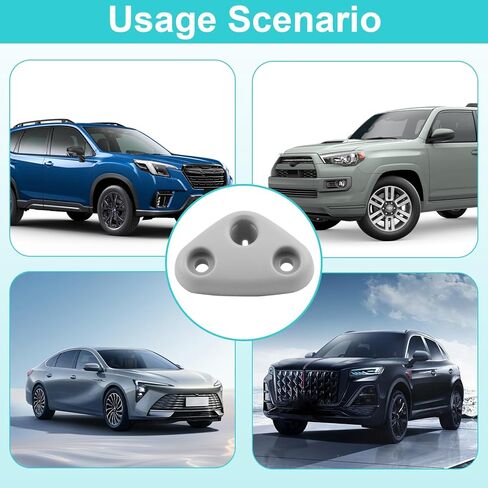 استبدال مشبك واقي الشمس متوافق مع Subaru Impreza Sedan Crosstrek Forester Outback، خطاف حامل مشابك داخلية لحاجب الشمس من ABS، OEM #92011SC031LO 92011SC032LO (رمادي وقطعة واحدة) in Saudi Arabia
