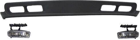 Package Bundle FOR 00-05 CHEVY TAHOE SUBURBAN FRONT BUMPER LOWER VALANCE FOG LIGHT 3pcs GM1092167 GM2593113 GM2592113 in Saudi Arabia