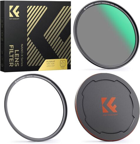 K&F CONCEPT 77mm Magnetic ND8 Lens Filter+Magnetic Basic Ring+Lens Cap in Kuwait