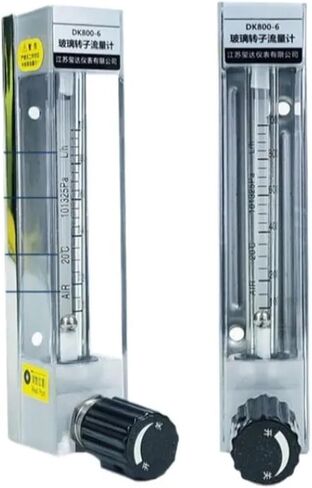 1PC φ6 8 10 ferrule air pipe connection DK800 4F glass float flowmeter oil water air 304 stainless steel(Gas1.6-16ml min 8mm) in Saudi Arabia