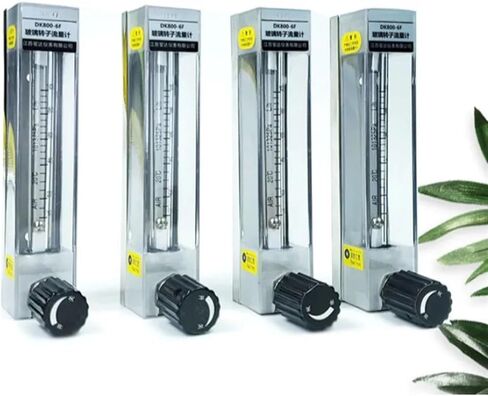 1PC φ6 8 10 ferrule air pipe connection DK800 4F glass float flowmeter oil water air 304 stainless steel(Gas1.6-16ml min 8mm) in Saudi Arabia