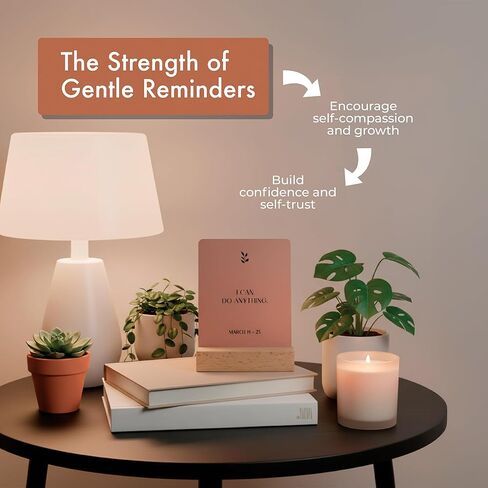 بطاقات التأكيد الإيجابية التقويم الأسبوعي | 52 بطاقة مكتبية لتشجيع اليقظة الذهنية الجمالية لكل أسبوع من العام، تعويذة ذاتية يومية للصحة العقلية، هدية تحفيزية رائعة للنساء والرجال in Kuwait