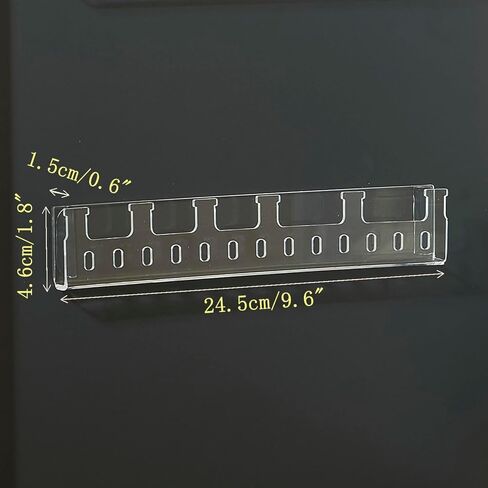Necklace Organizer Jewelry storage Holder Bracelets Earrings Keys Organizer Hanger Self-Adhesive Wall Acrylic Cabinet Display Easy Hanging for Studs Dangling Bangle 4 Packs in Saudi Arabia