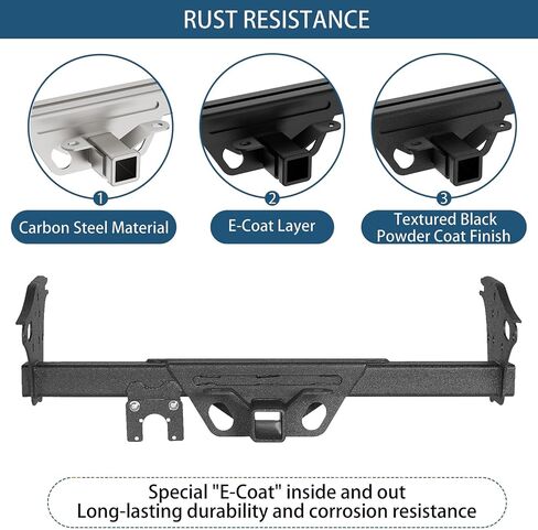 Hooke Road Tacoma Class 3 Trailer Hitch Rear Tow Hitch 2-Inch Receiver for 2005-2015 Toyota Tacoma 2nd Gen (Exclude X-Runner) in Saudi Arabia