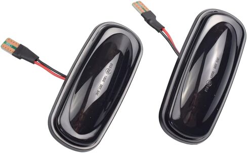 Hacreyatu ديناميكية Led الجانب ماركر متتابع بدوره إشارة ضوء المؤشر الوامض لاند روفر ديسكفري 2 1999-2004 المدافع فريلاندر 1 2002-2005 (شفاف) in Kuwait