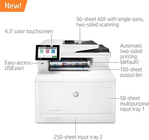 HP Laserjet Enterprise M400 M480f Laser Multifunction Printer - Color in Saudi Arabia