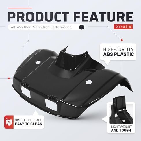 ATV Black Rear Fender Compatible with 1988-2000 Honda FOURTRAX TRX300 Plastic in Saudi Arabia