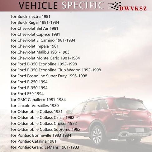 1x خرطوم سخان HVAC يستبدل #872450E060، 87766 لمحرك Tee To Engine لسيارة شيفروليه إمبالا 4.4L 1981، لسيارة إمبالا 5.0L 1981، لسيارة إمبالا 5.7L 1981، لسيارة ماليبو 5.7L 1981 in Saudi Arabia