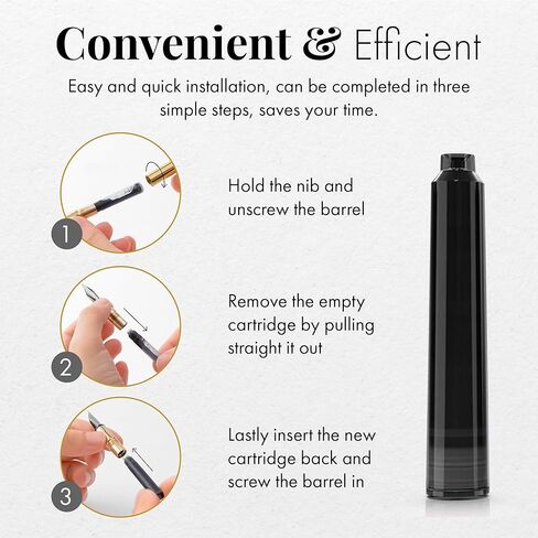 عبوات حبر قلم حبر SCRIVI PENS - مجموعة من 30 خرطوشة حبر متنوعة - الحجم القياسي الدولي - الطول APPR 2.04 بوصة - قطر القاعدة APPR 0.24 بوصة - للاستعمال مرة واحدة وعامة in Saudi Arabia