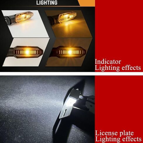CB650F / CBR650F Fender Eliminator Kits LED Indicator Turn Signal Blinker Compatible with CBR 650F / CB 650F 2014-2024, License Plate Bracket Holder Tail Tidy Kit (Clear) in Saudi Arabia