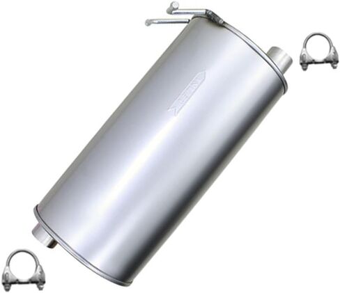 Northeastern Exhaust | Stainless Steel Exhaust Muffler Compatible for Mazda B3000 2004-2007 3.0L | Free Clamps Included | Automotive Replacement Part in Saudi Arabia