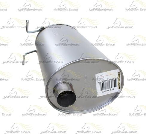 Northeastern Exhaust | Stainless Steel Exhaust Muffler Compatible for Mazda B3000 2004-2007 3.0L | Free Clamps Included | Automotive Replacement Part in Saudi Arabia