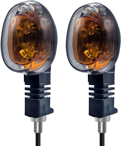 2 قطعة دراجة نارية بدوره إشارات الضوء الوامض متوافق مع Buell Blast X1 1999-2002 Y0527.K Y0526.K Buell Blast بدوره إشارات 2000-2010 (دخان) in Kuwait