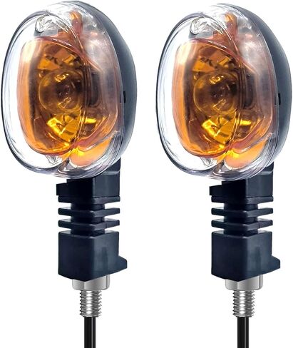 2 قطعة دراجة نارية بدوره إشارات الضوء الوامض متوافق مع Buell Blast X1 1999-2002 Y0527.K Y0526.K Buell Blast بدوره إشارات 2000-2010 (دخان) in Kuwait