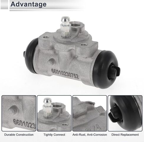 Rear Brake Wheel Cylinder for Toyota RAV4 2001-2005 Durable Drum Brake Cylinder No.4755042020 Aluminum Alloy 1 Pcs in Saudi Arabia