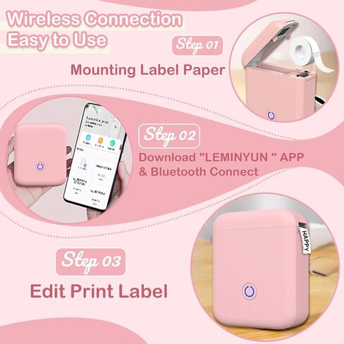 P11 New Version Label Maker Machine with Tape,300DPI Bluetooth Label Printer, Portable Thermal Printer,Sticker Maker for Organizing Home Office School (White) in Saudi Arabia