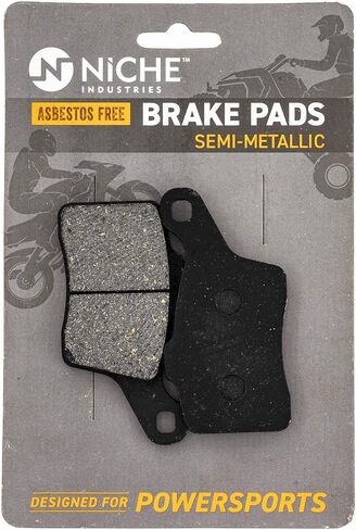NICHE Brake Pad Set for Ski-Doo GSX 600 Summit Renegade X 800R MXZ 507032473 507032489 Rear Semi-Metallic in Saudi Arabia