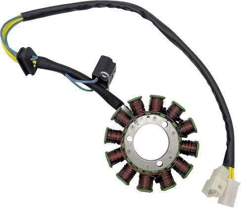 12 Coil 5 Wire Magneto Stator Replacement for Hyosung 2002-2010 GT125 GT250 GV125 GV250 GV125R GV250R Pocket Bike Cruiser Motorcycle Engine in Saudi Arabia