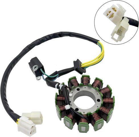 12 Coil 5 Wire Magneto Stator Replacement for Hyosung 2002-2010 GT125 GT250 GV125 GV250 GV125R GV250R Pocket Bike Cruiser Motorcycle Engine in Saudi Arabia