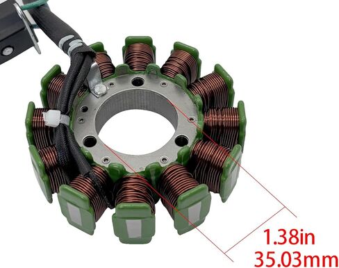 12 Coil 5 Wire Magneto Stator Replacement for Hyosung 2002-2010 GT125 GT250 GV125 GV250 GV125R GV250R Pocket Bike Cruiser Motorcycle Engine in Saudi Arabia