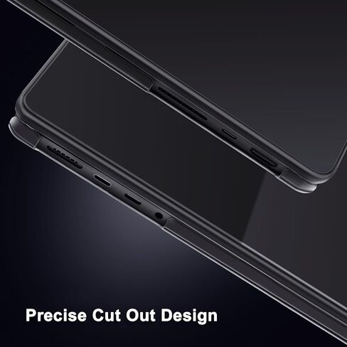 حافظة MOSISO متوافقة مع جهاز MacBook Pro 16 بوصة 2025-2021 M4 M3 M2 M1 A3403 A3186 A2991 A2780 A2485، حافظة صلبة مطابقة للون الرسمي بنسبة 100% وطبقة لوحة مفاتيح وشاشة وحقيبة، أسود شفاف in Saudi Arabia