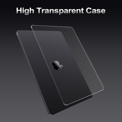 حافظة MOSISO متوافقة مع جهاز MacBook Pro 16 بوصة 2025-2021 M4 M3 M2 M1 A3403 A3186 A2991 A2780 A2485، حافظة صلبة مطابقة للون الرسمي بنسبة 100% وطبقة لوحة مفاتيح وشاشة وحقيبة، أسود شفاف in Saudi Arabia