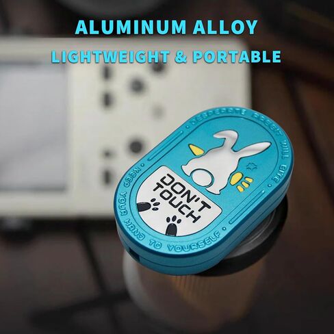 Desperate Rabbit Fidget Slider | Aluminum Alloy Version | Lightweight & Portable | EDC Metal Fidget Toys Adults ADHD Tools Executive Desk Toy for Keep Focus & Anxiety Relief (Blue) in Saudi Arabia
