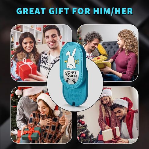 Desperate Rabbit Fidget Slider | Aluminum Alloy Version | Lightweight & Portable | EDC Metal Fidget Toys Adults ADHD Tools Executive Desk Toy for Keep Focus & Anxiety Relief (Blue) in Saudi Arabia