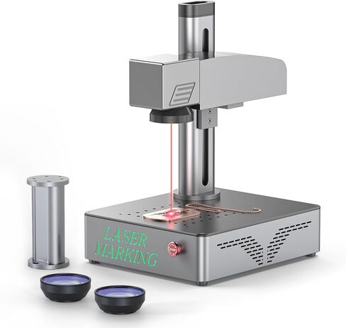 Mr.Carve S4-20W Fiber Laser Marking Machine for Metals&Jewelry&Plastics,Fiber laser engraver with Lightburn compatibility in Saudi Arabia