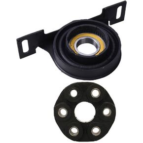 Driveshaft Shaft Center Support Bearing + Flex Disc Joint Kit 26111227410, 26121226731, 26 11 1 227 410, 26 12 1 226 731 in Kuwait