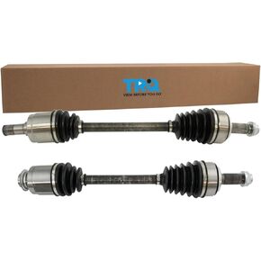 TRQ New Front CV C/V Axle Drive Shaft Assembly 2 Piece Pair Set for 2012-2017 Dodge Ram 1500 4WD 4x4 Truck in Kuwait